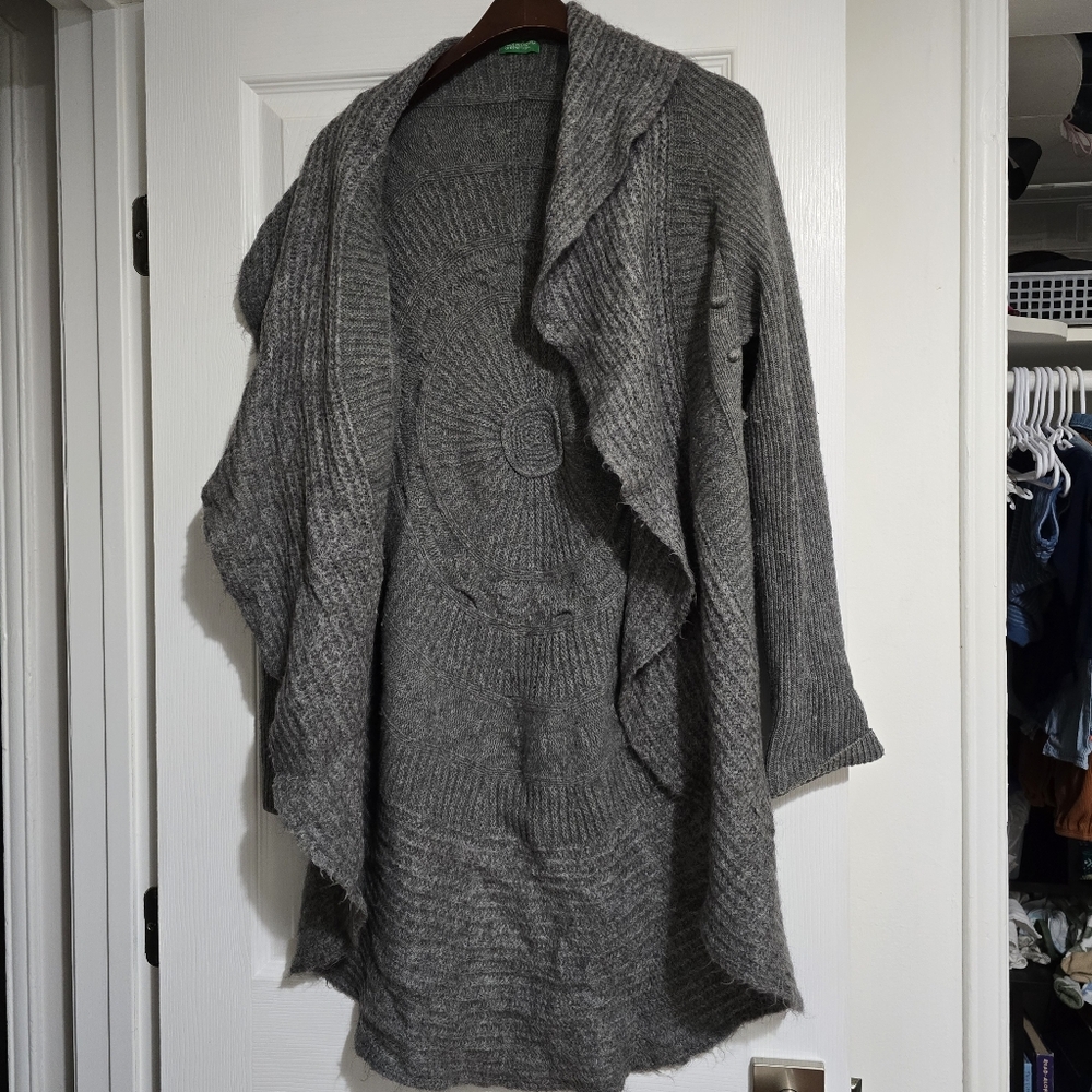 United Colors Of Benetton Gray Women's Cardigan